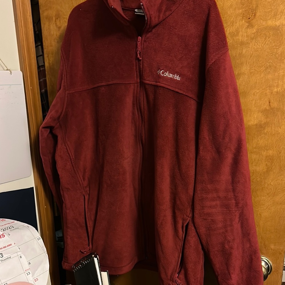 Columbia Red Fleece Jacket
